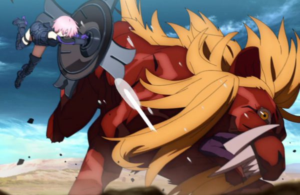 Fate Grand Order - Absolute Demonic Front Babylonia - 01-05 Mash beats up some great looking demonic lions