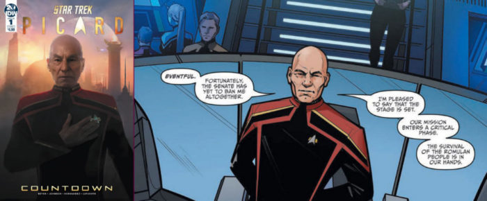 Star Trek Picard Comic Book Countdown