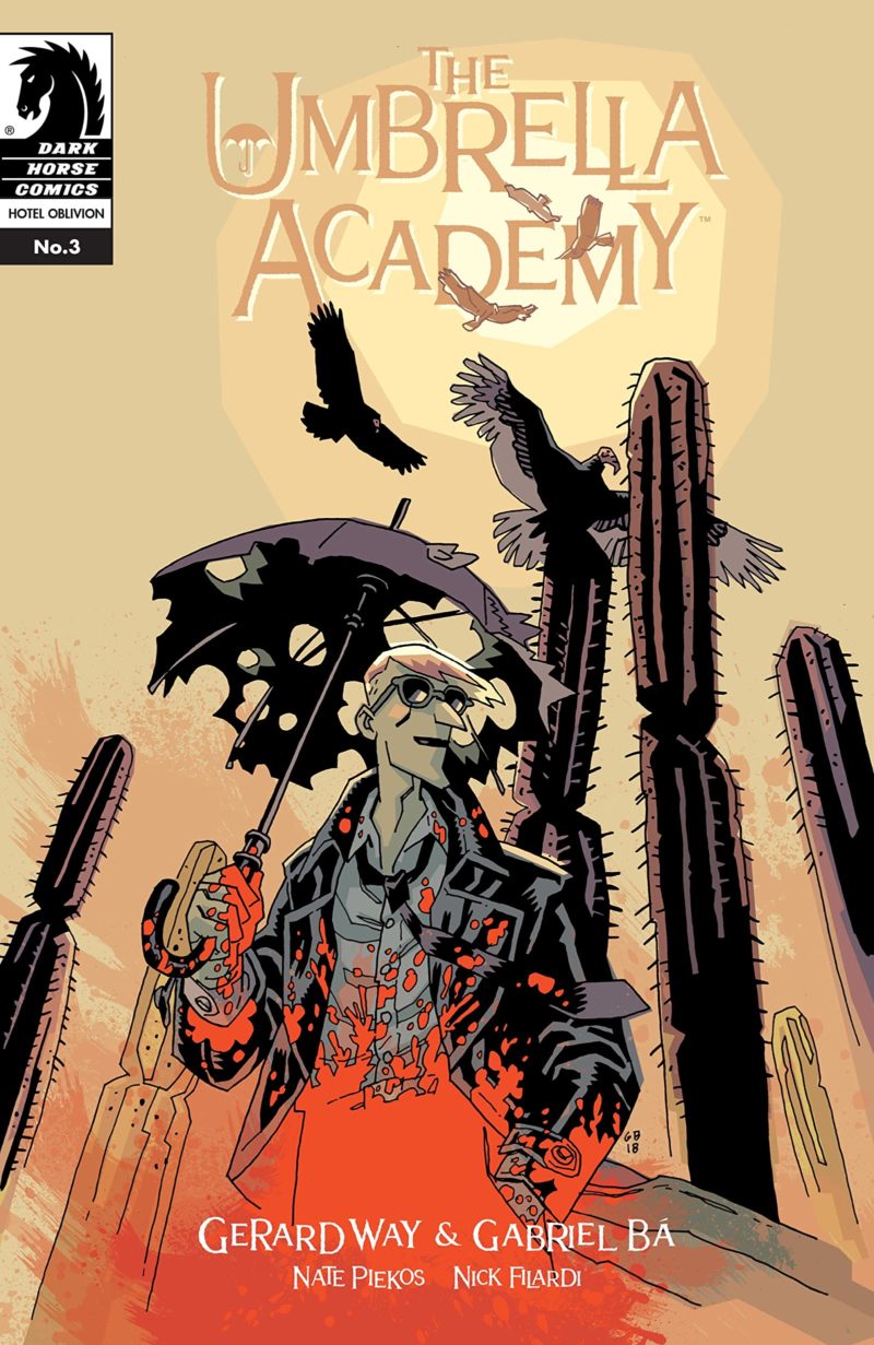Umbrella Acdemy Comic Book Cover (Issue Number 3)
